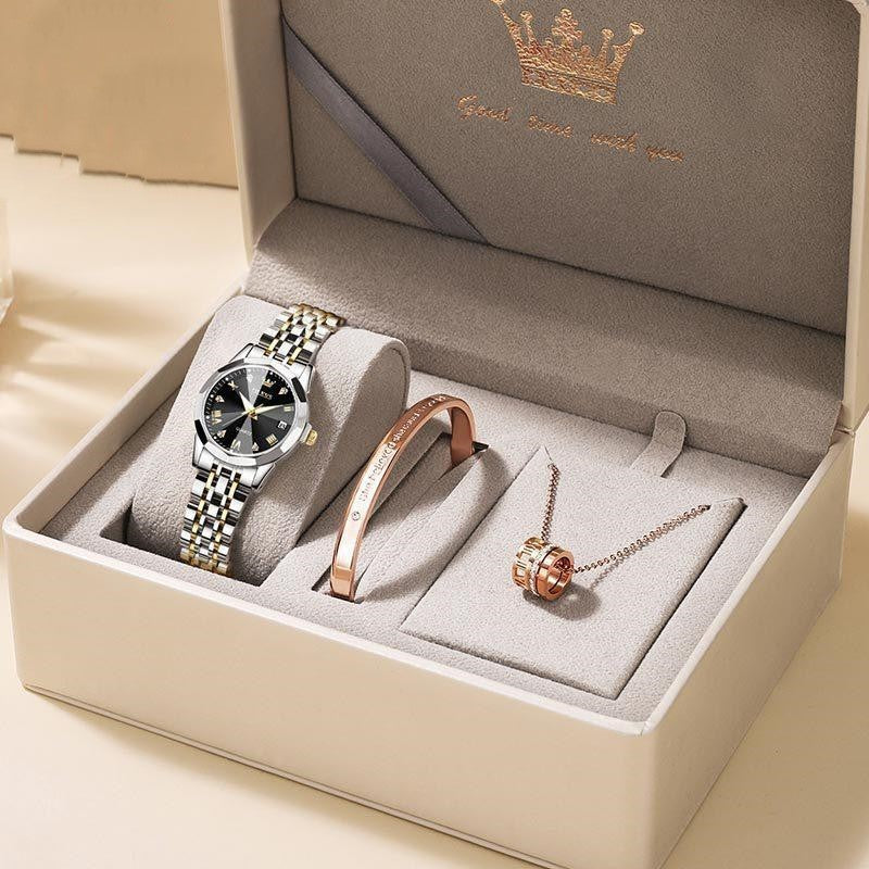 Quartz Women's Watch Gift Box Weloria