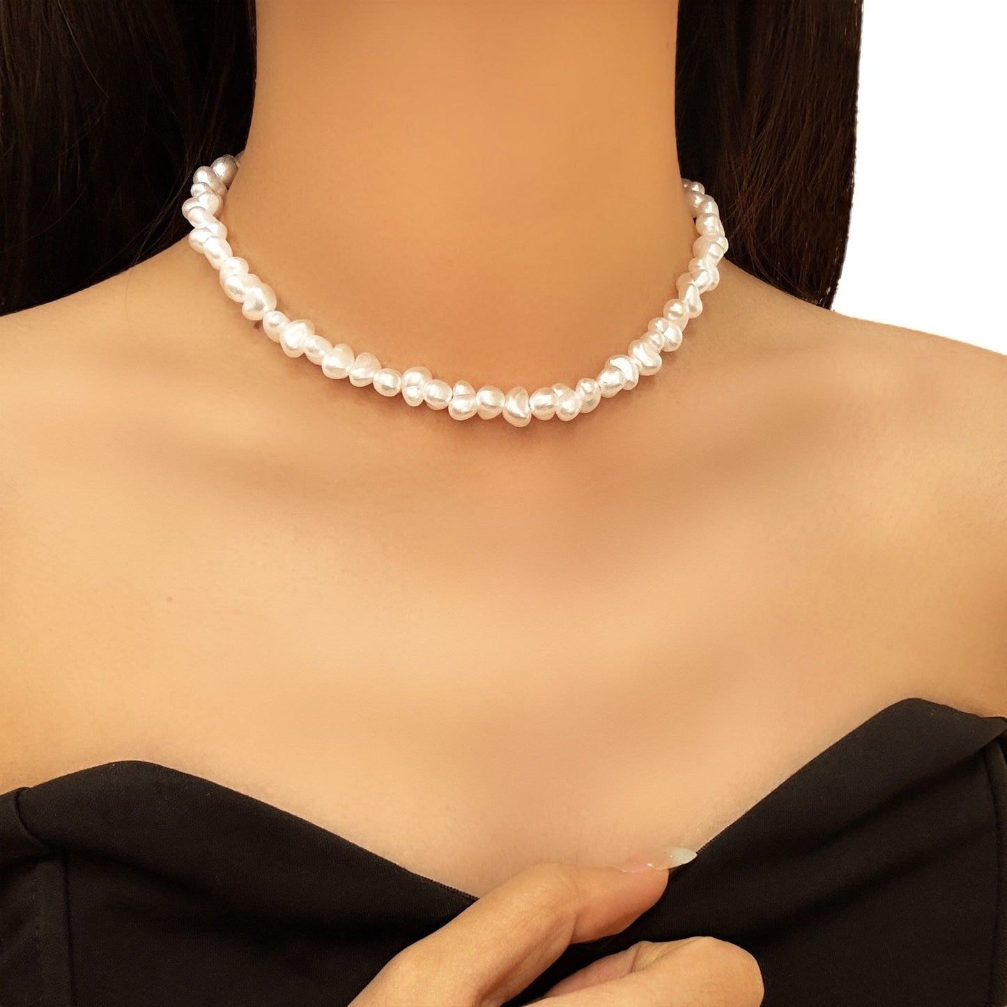 Baroque Pearl Necklace For Women Niche Temperament Weloria
