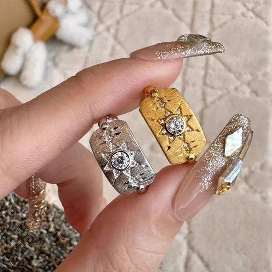 Ancient Faralis Hexagram Point Diamond Ring Weloria