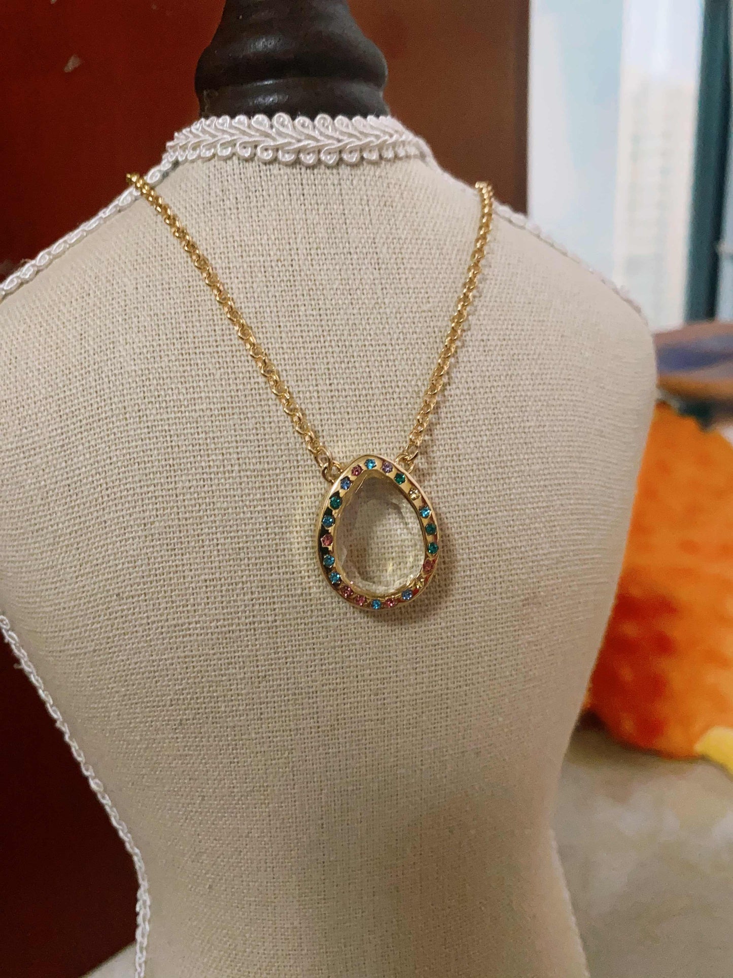 French Retro Personalized Transparent Commemorative Pendant That Can Be Opened And Closed Weloria