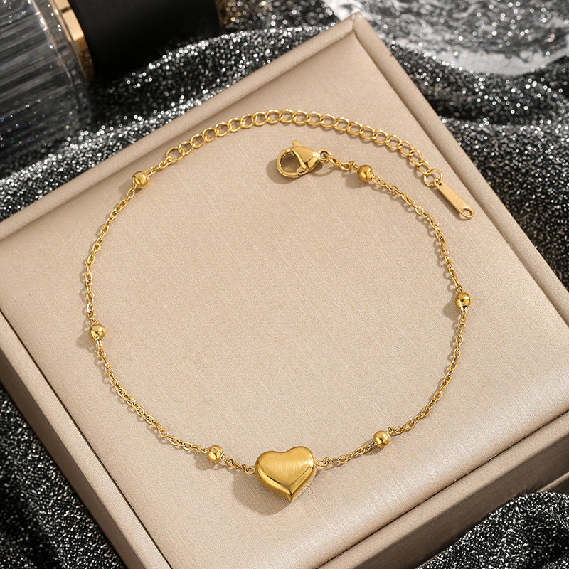 Love Titanium Steel Necklace Women's Fashion Simple Clavicle Weloria
