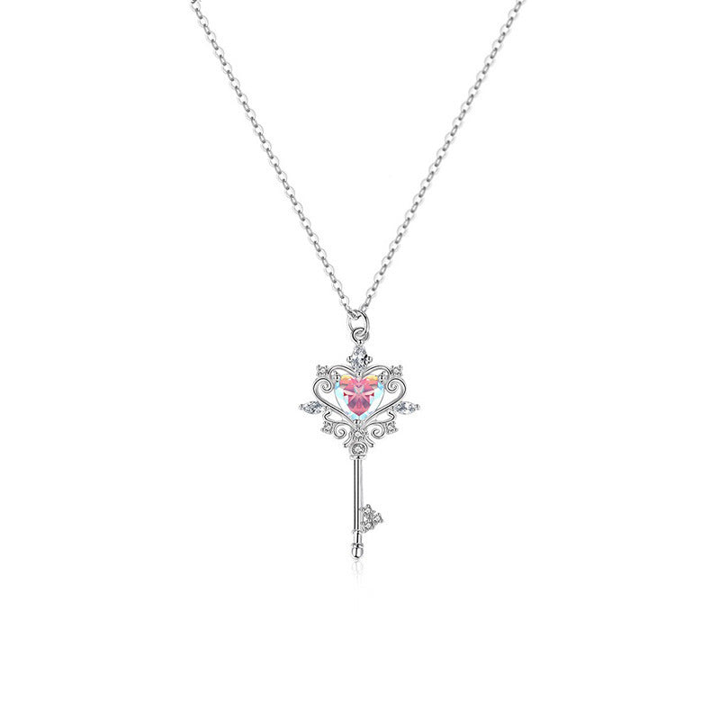 S925 Sterling Silver Guard Key Original Necklace For Women Weloria