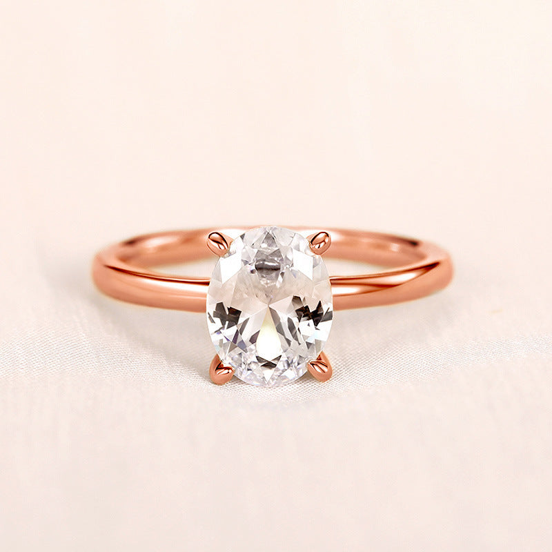 Oval Masonry Ring For Women Weloria
