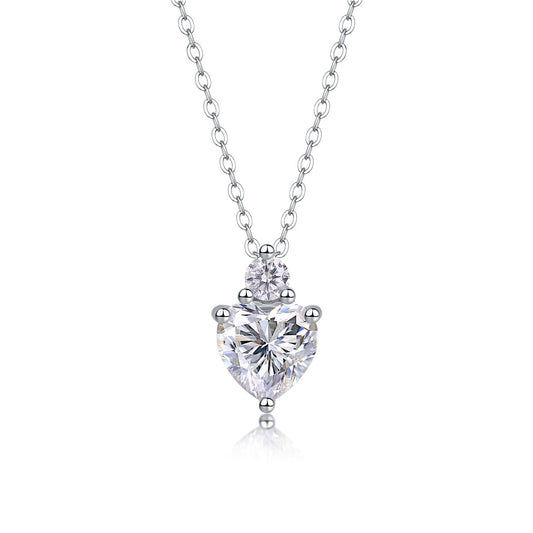 Ripple Fantasy - A Fashionable And Luxurious Diamond Jewelry Pendant Set With Moissanite S925 Sterling Silver And Platinum Plating Weloria