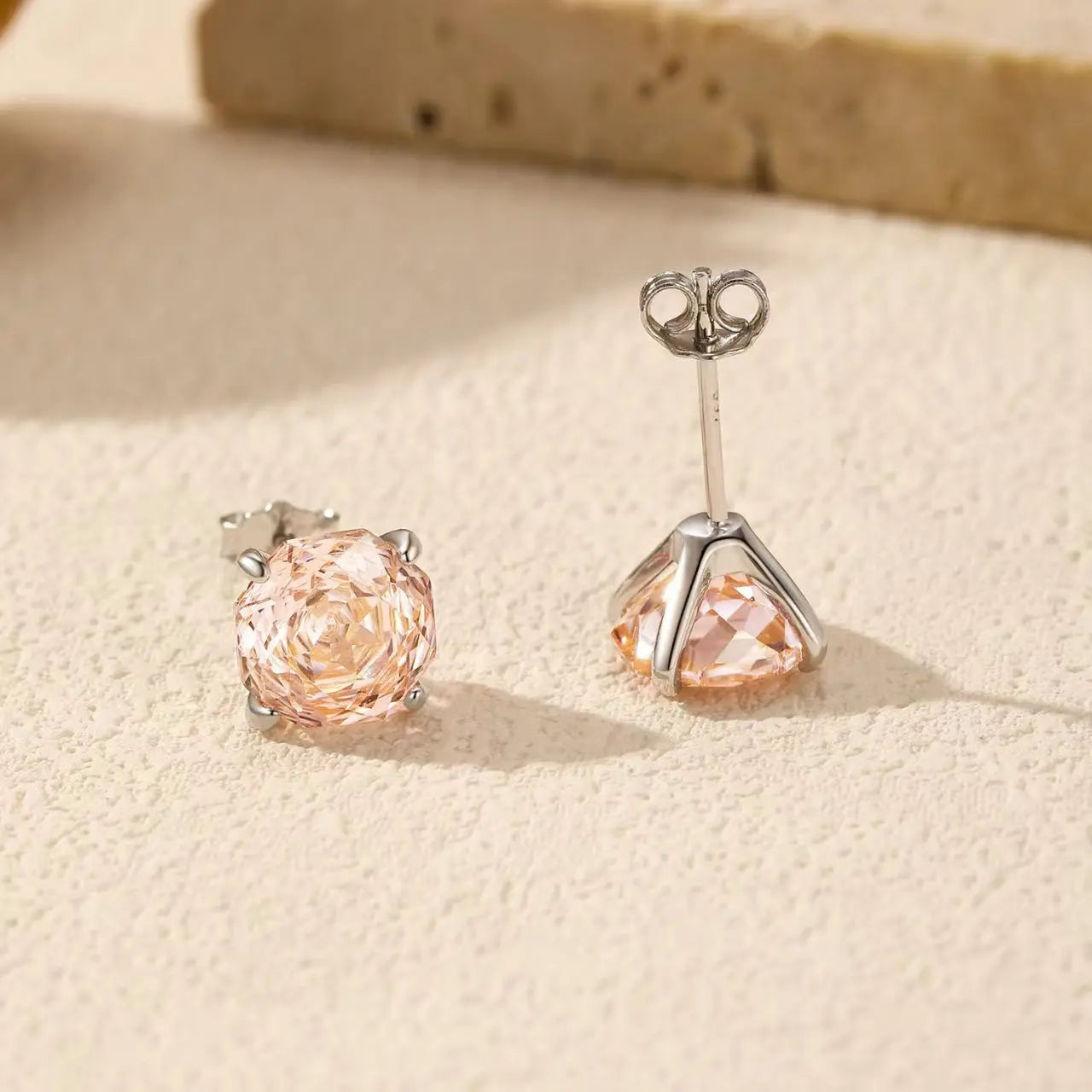 Exquisite Camellia Flower Stud Earrings Women's Anti-allergy Ear-caring Weloria