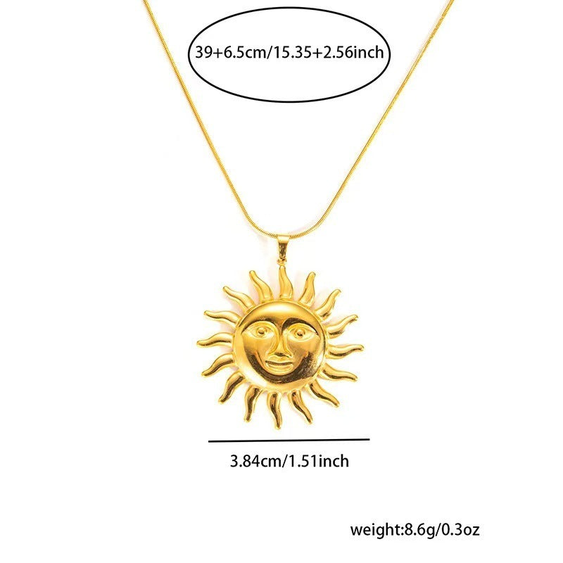 Titanium Steel Necklace Women's Gold High-grade Design Fashion Necklace Weloria