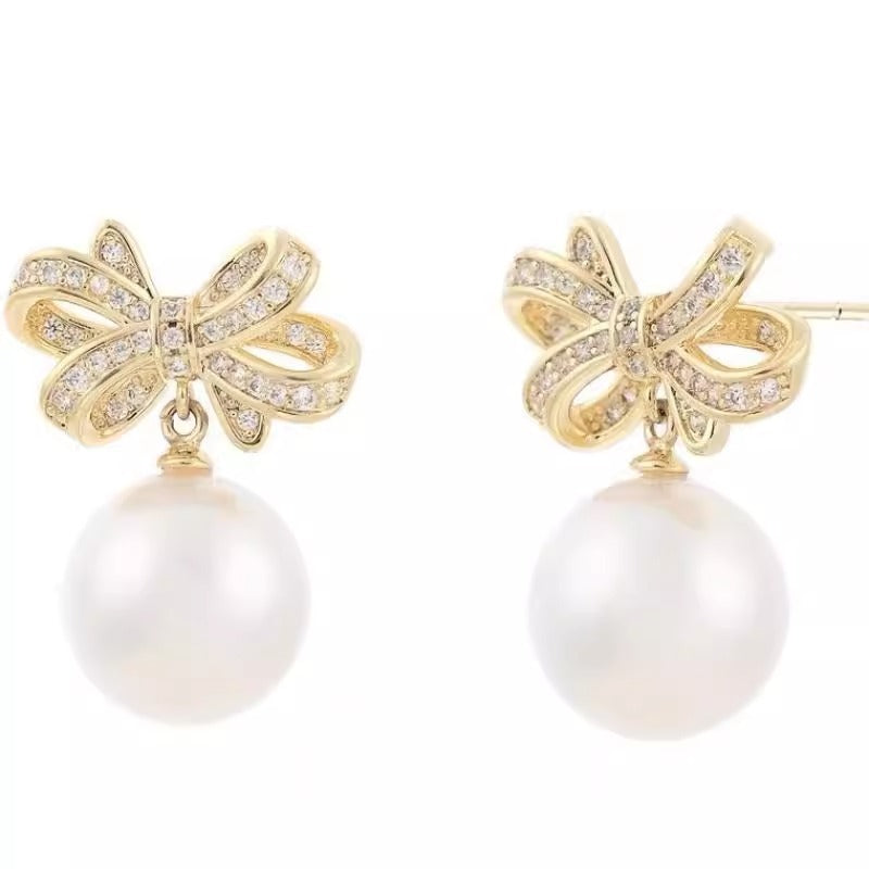 Fashionable All-match Temperament Irregular Pearl Earrings Weloria