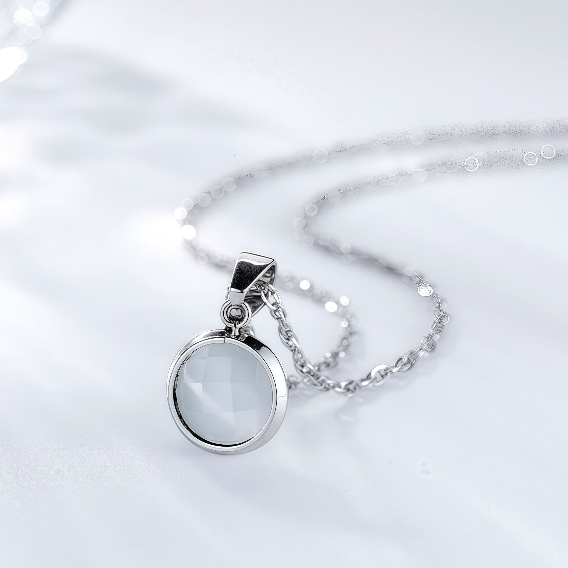 Fashion Double-faced Crystal Necklace For Women Weloria