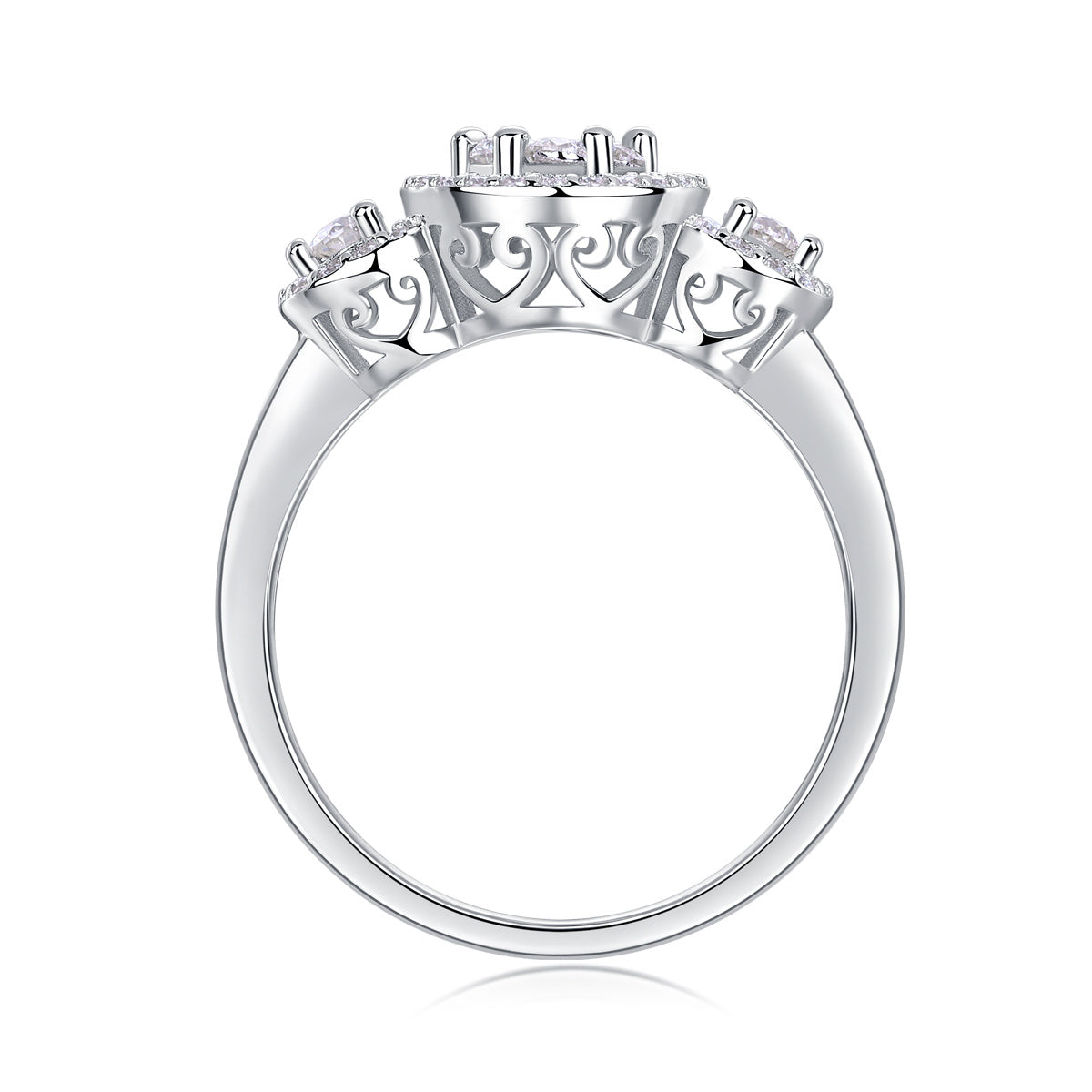 Serial Dreams - A Fashionable And Luxurious Jewelry Accessory Set With Moissanite S925 Sterling Silver And Platinum-plated Diamond Weloria