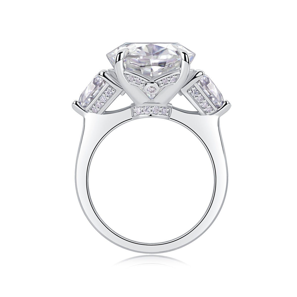 Soul Resonance - A Fashionable And Luxurious Jewelry Accessory Set With Moissanite S925 Sterling Silver And Platinum-plated Diamond Weloria