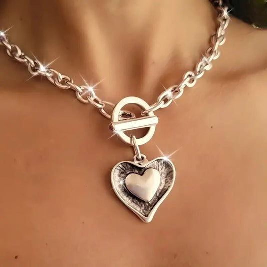 Fashion Love Titanium Steel Necklace For Women European And American Weloria