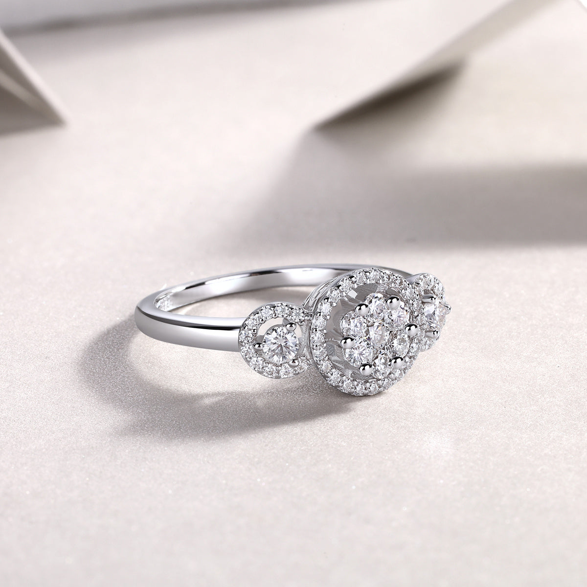 Serial Dreams - A Fashionable And Luxurious Jewelry Accessory Set With Moissanite S925 Sterling Silver And Platinum-plated Diamond Weloria