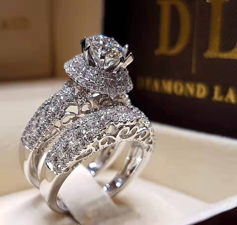 European And American Luxury Party Wedding Hand Ring Weloria