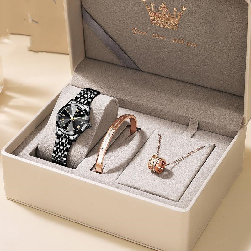 Quartz Women's Watch Gift Box Weloria