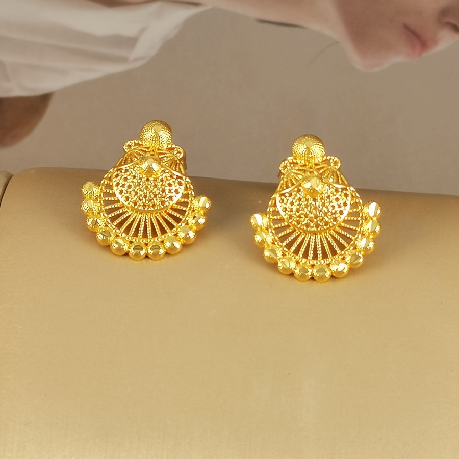 India Africa Light Luxury Shell Necklace Earrings Suit Weloria