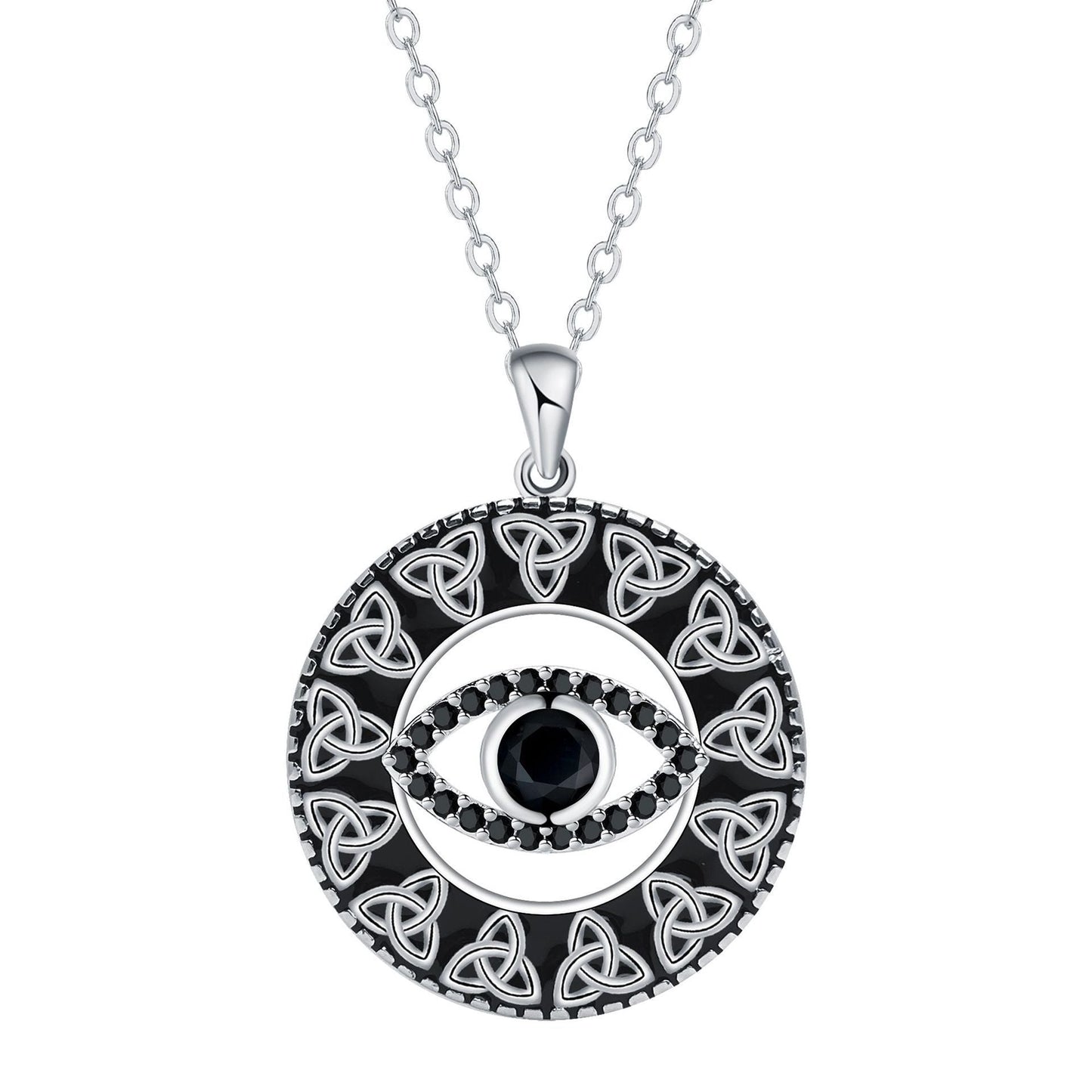 Devil's Eye Necklace Light Luxury Minority High Sense Weloria