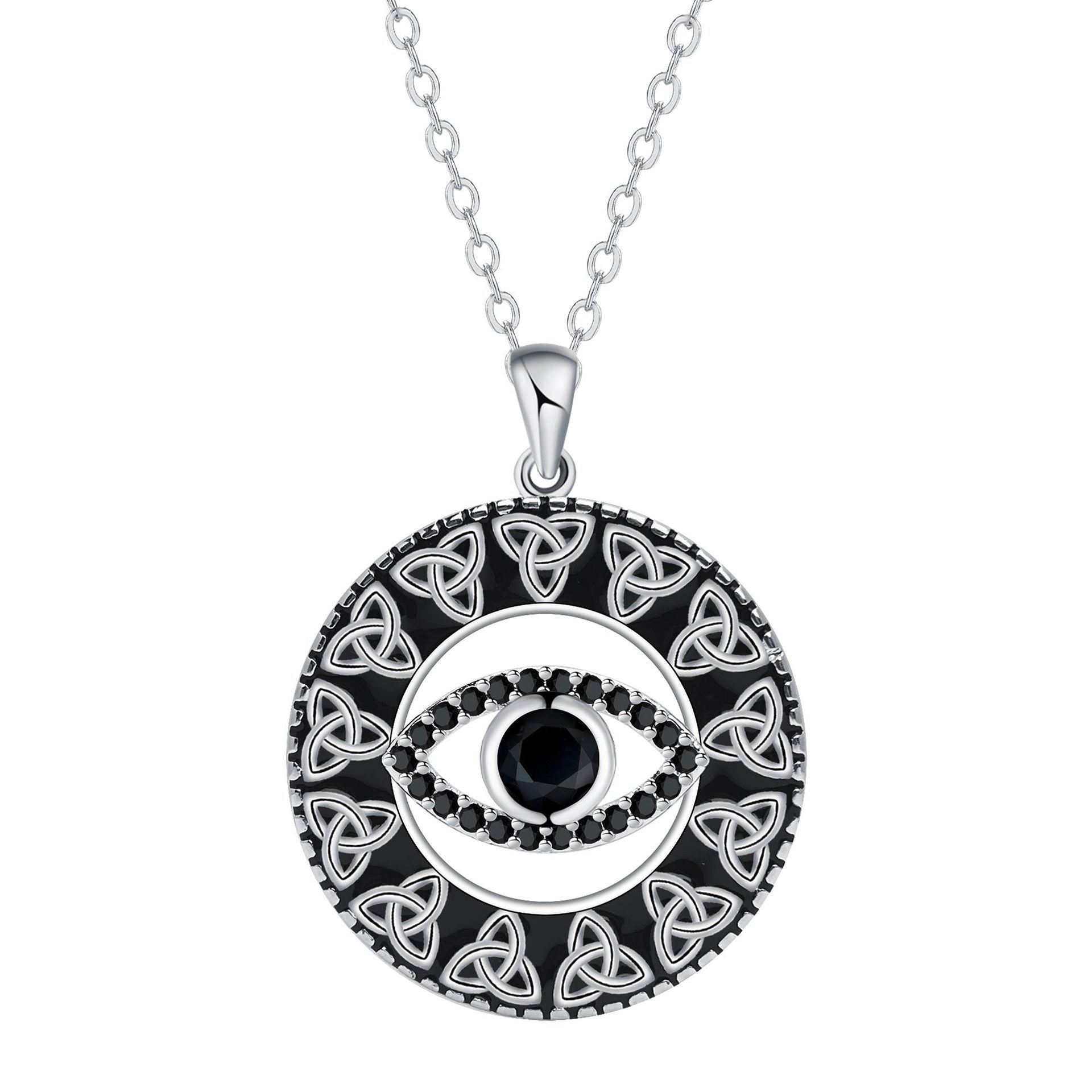 Devil's Eye Necklace Light Luxury Minority High Sense Weloria