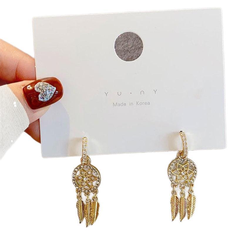 Tassel Earrings With Diamond Super Unique Design Earrings Weloria
