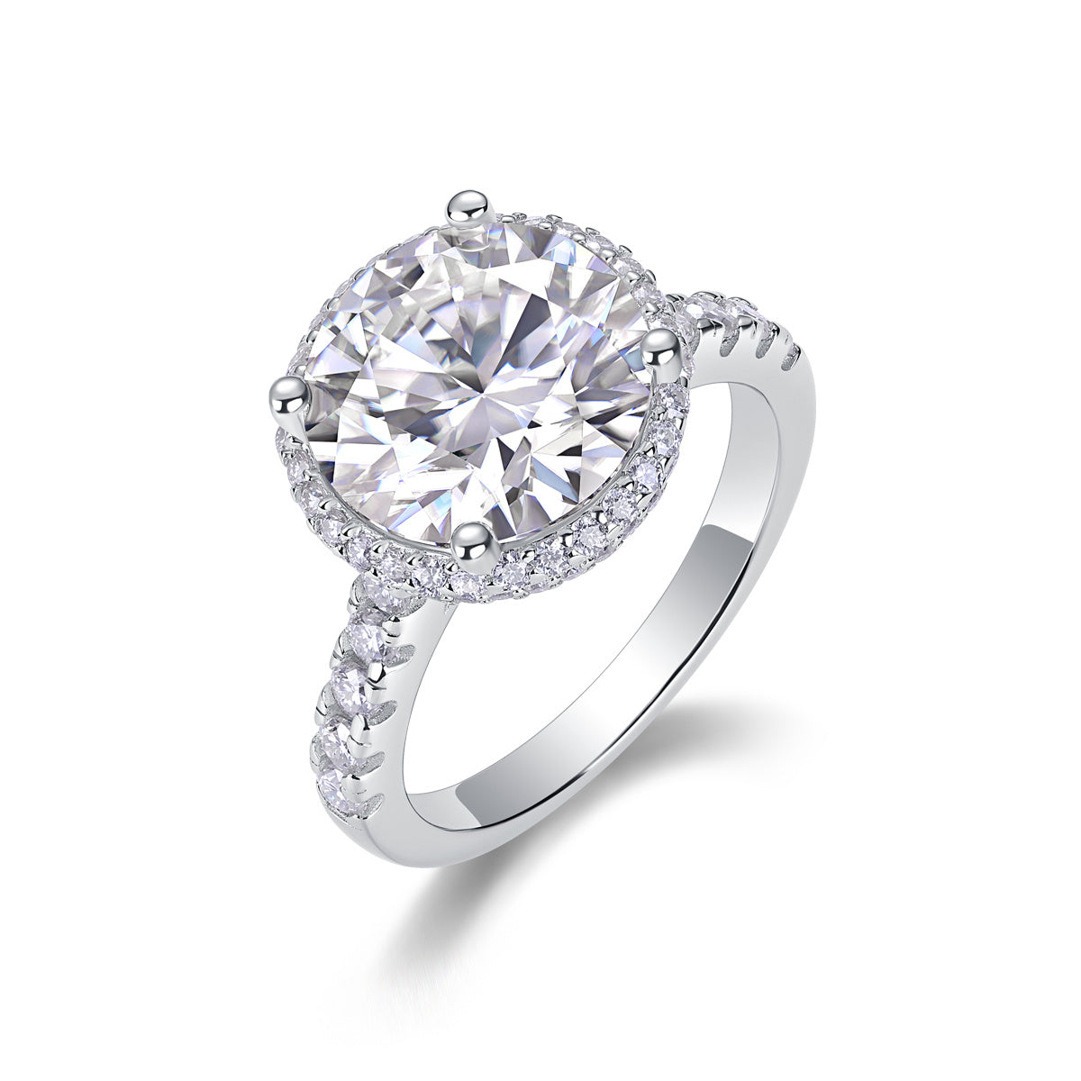 Starry Sky - A Fashionable And Luxurious Jewelry Piece Set With 5-carat Moissan Diamond S925 Sterling Silver And Platinum-plated Diamond Weloria