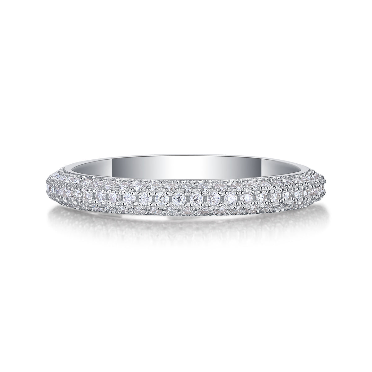MR.RIGHT- A Fashionable And Luxurious Jewelry Accessory Set With Moissanite S925 Sterling Silver And Platinum-plated Diamond Weloria