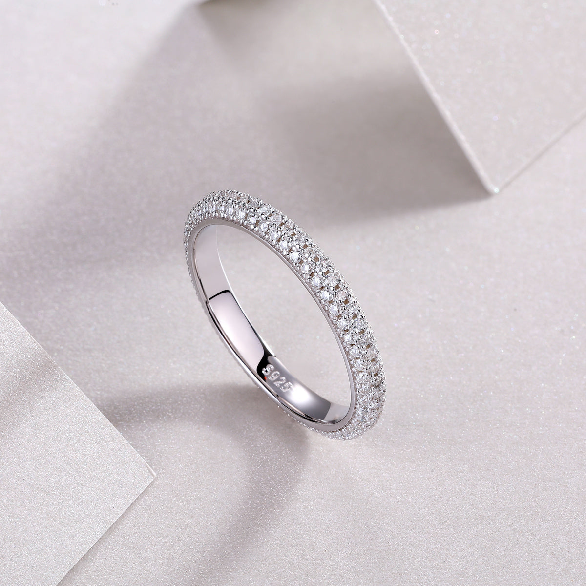 MR.RIGHT- A Fashionable And Luxurious Jewelry Accessory Set With Moissanite S925 Sterling Silver And Platinum-plated Diamond Weloria