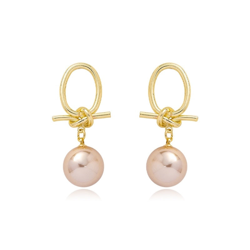 Vintage Pearl Sterling Silver Needle Earrings Weloria