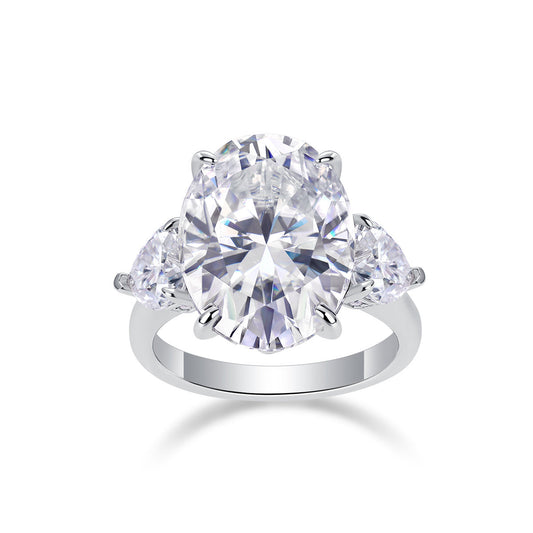 Soul Resonance - A Fashionable And Luxurious Jewelry Accessory Set With Moissanite S925 Sterling Silver And Platinum-plated Diamond Weloria