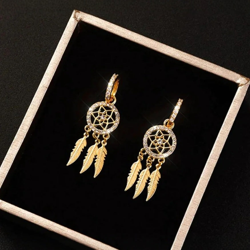 Tassel Earrings With Diamond Super Unique Design Earrings Weloria