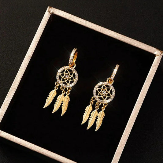 Tassel Earrings With Diamond Super Unique Design Earrings Weloria