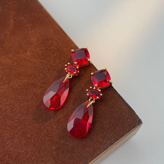 Trendy Water Drop-shaped Earrings Fashion Advanced Weloria