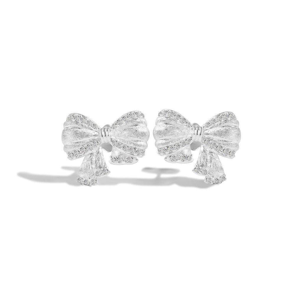 S952 Sterling Silver Special-interest Design Butterfly Earrings Weloria