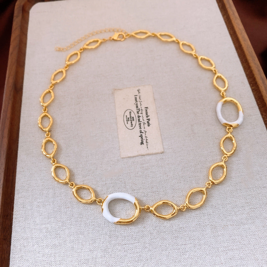 Hollow Bracelet Necklace And Earrings Suite Weloria