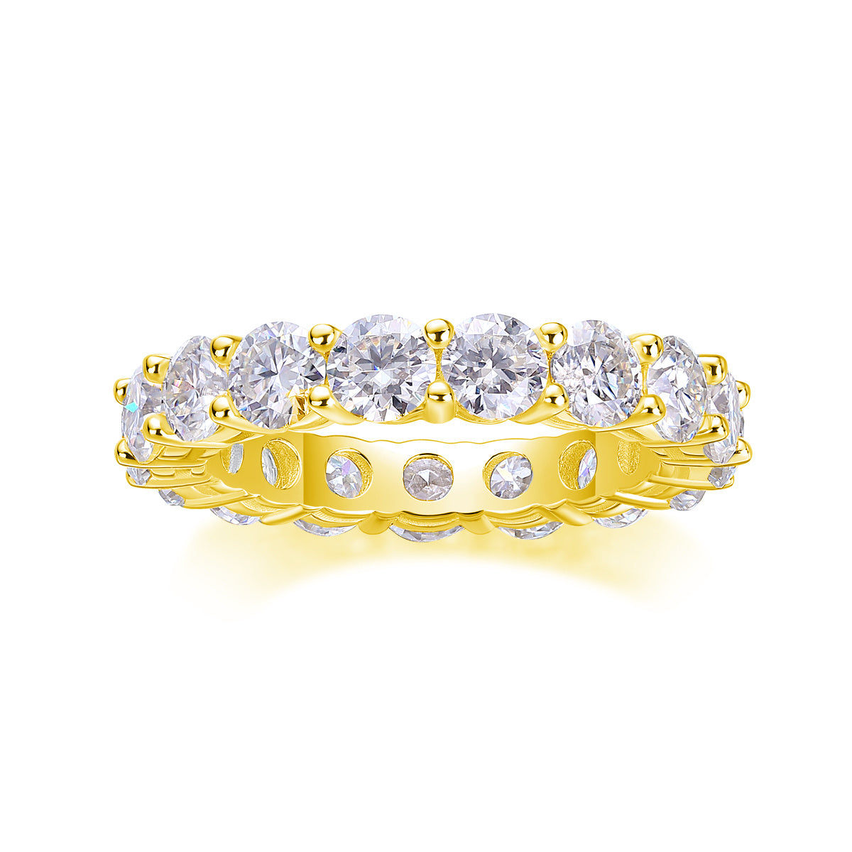 Starlight - A Fashionable And Luxurious Jewelry Accessory Set With Moissanite S925 Sterling Silver And Platinum-plated Diamond Weloria