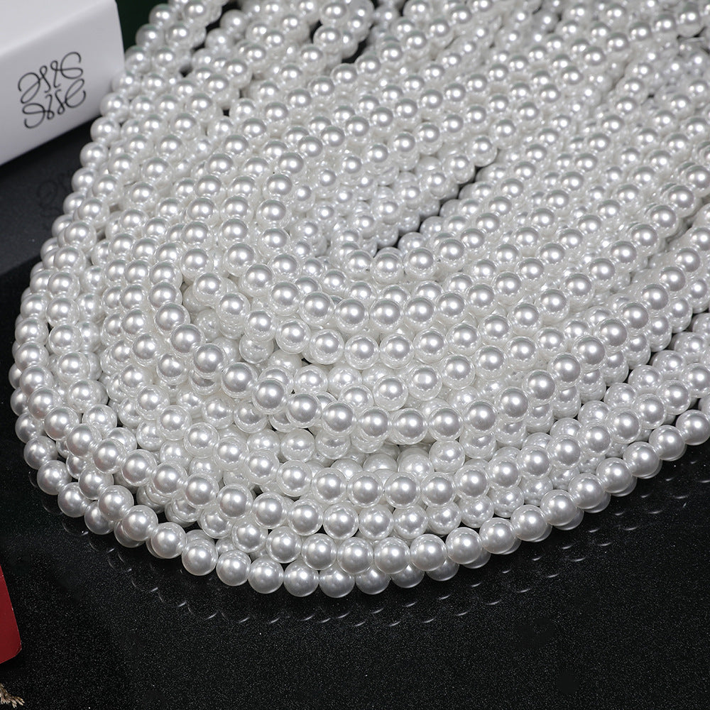 Household Portable Pearl Round Scattered Beads Ornament Weloria