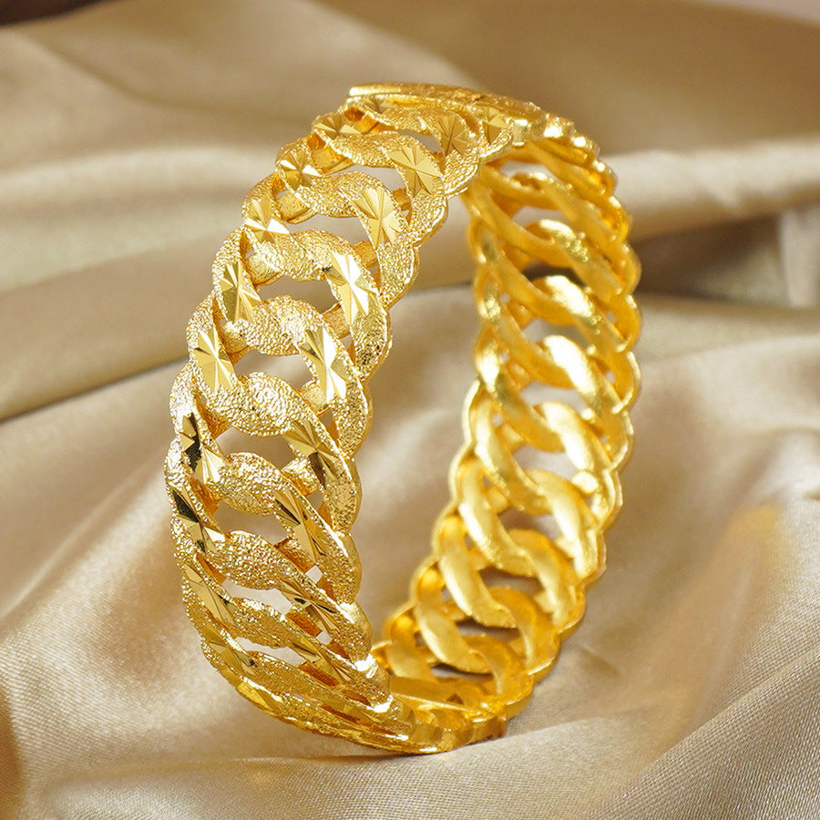 Middle East Retro Open Cuban Bracelet Weloria
