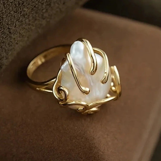 Natural Baroque Freshwater Pearl Ring Weloria