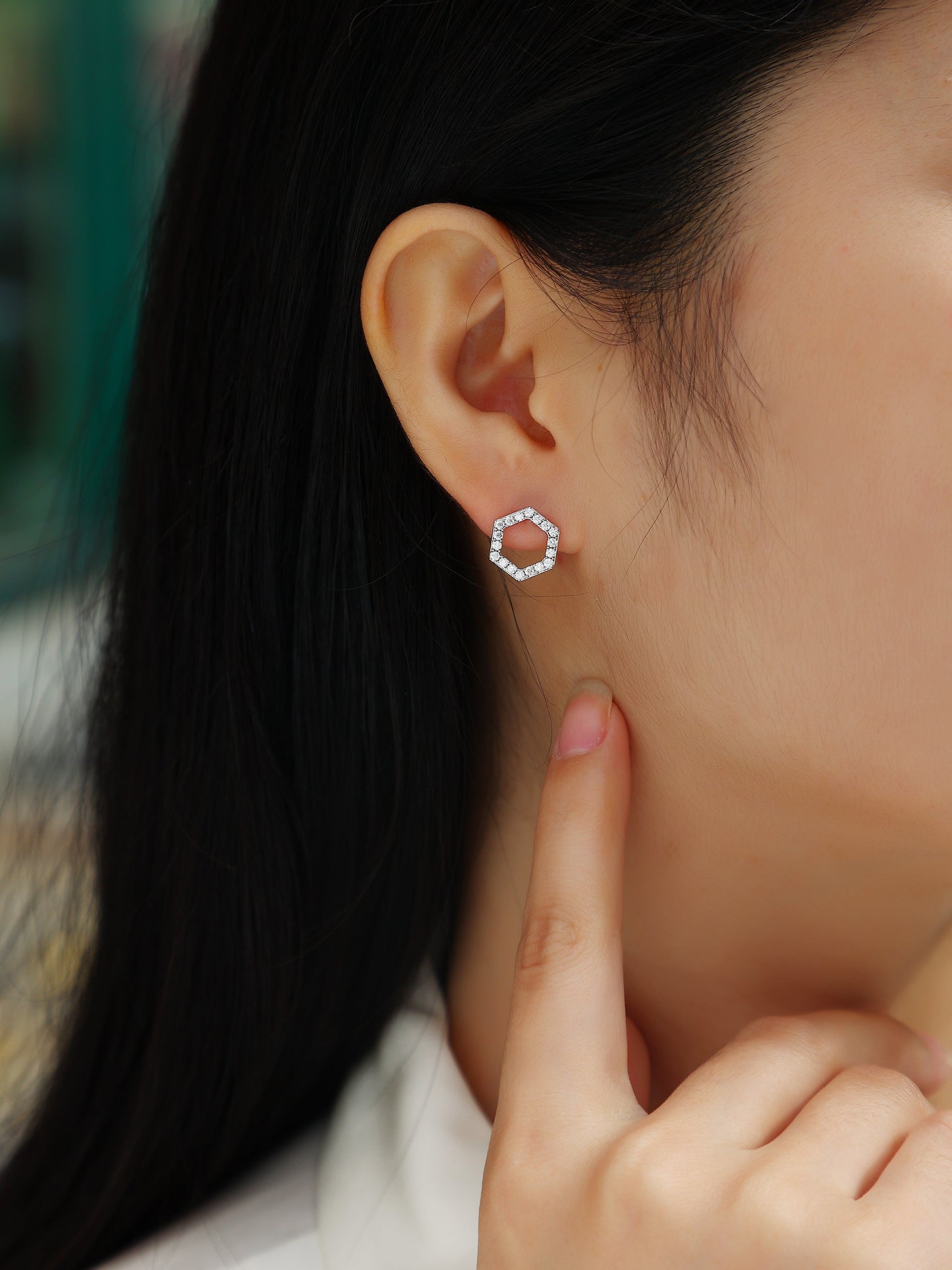 Empowering The Future - Fashionable, Trendy And Affordable Jewelry With Moissanite S925 Sterling Silver And Platinum-plated Stud Earrings Weloria