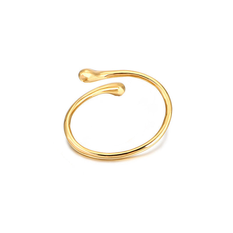 Water Drop Suit Simple Daily Fashion Necklace Earrings Bracelet Ring Suit Weloria
