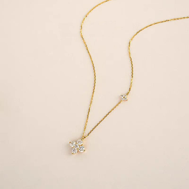 Fashion Temperament Clover Clavicle Chain Female Weloria