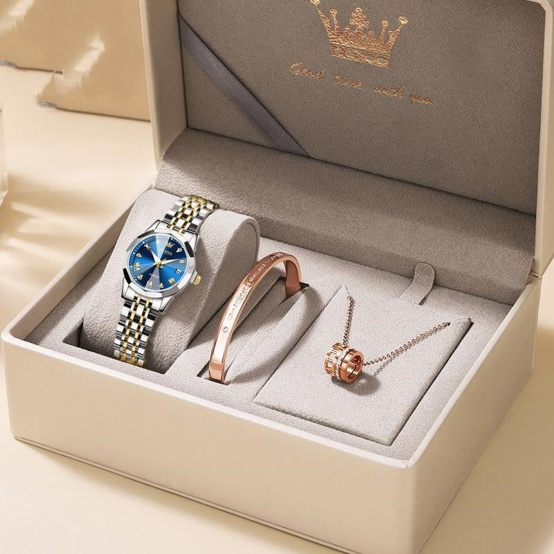 Quartz Women's Watch Gift Box Weloria
