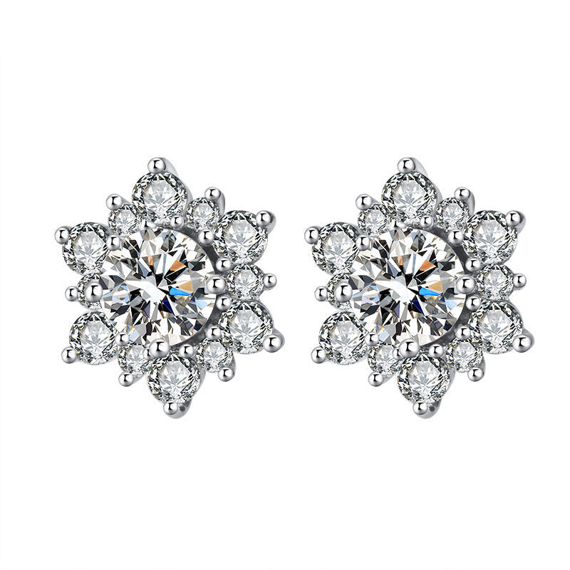 SUNFLOWER Necklace Suit Micro-inlaid Full Diamond Weloria