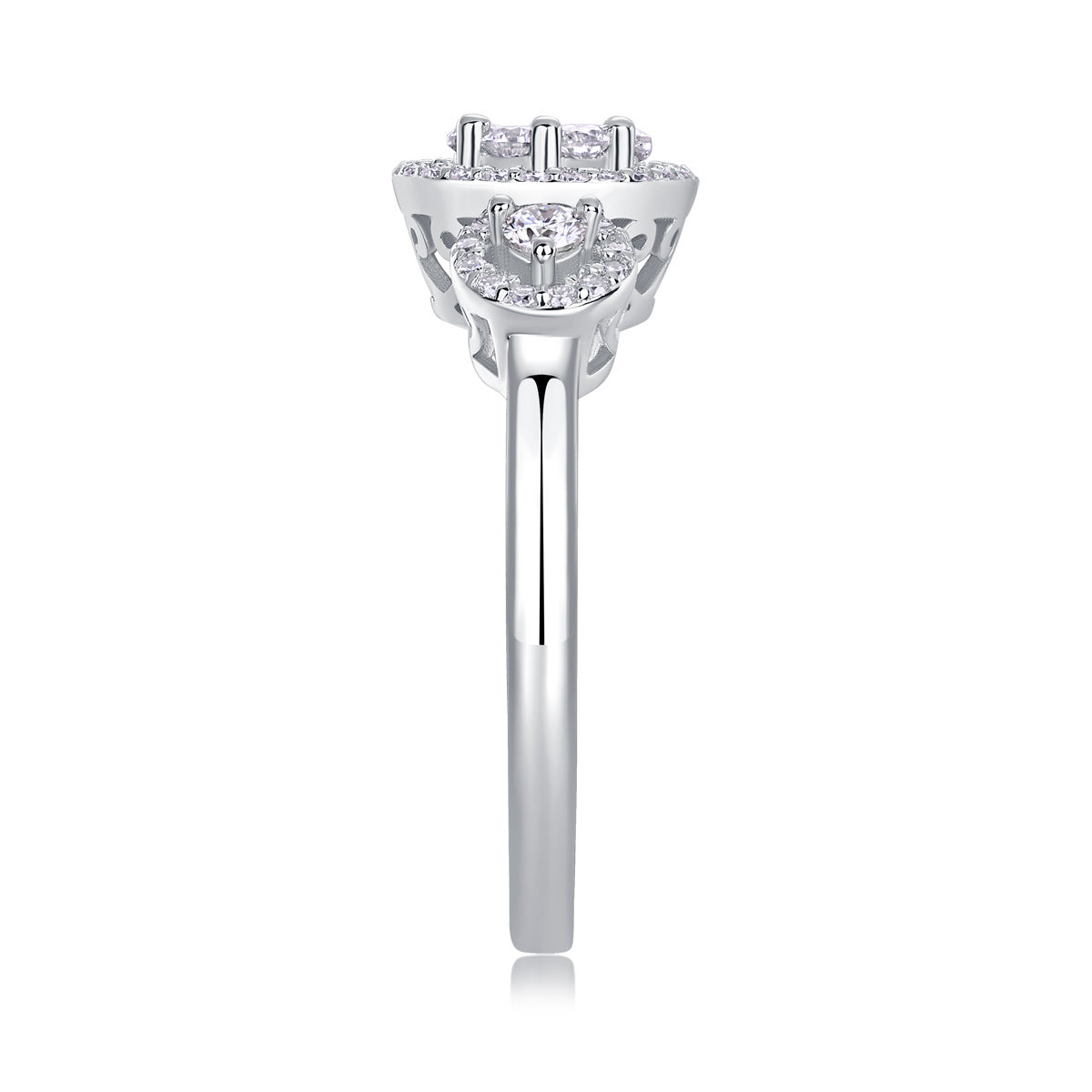 Serial Dreams - A Fashionable And Luxurious Jewelry Accessory Set With Moissanite S925 Sterling Silver And Platinum-plated Diamond Weloria