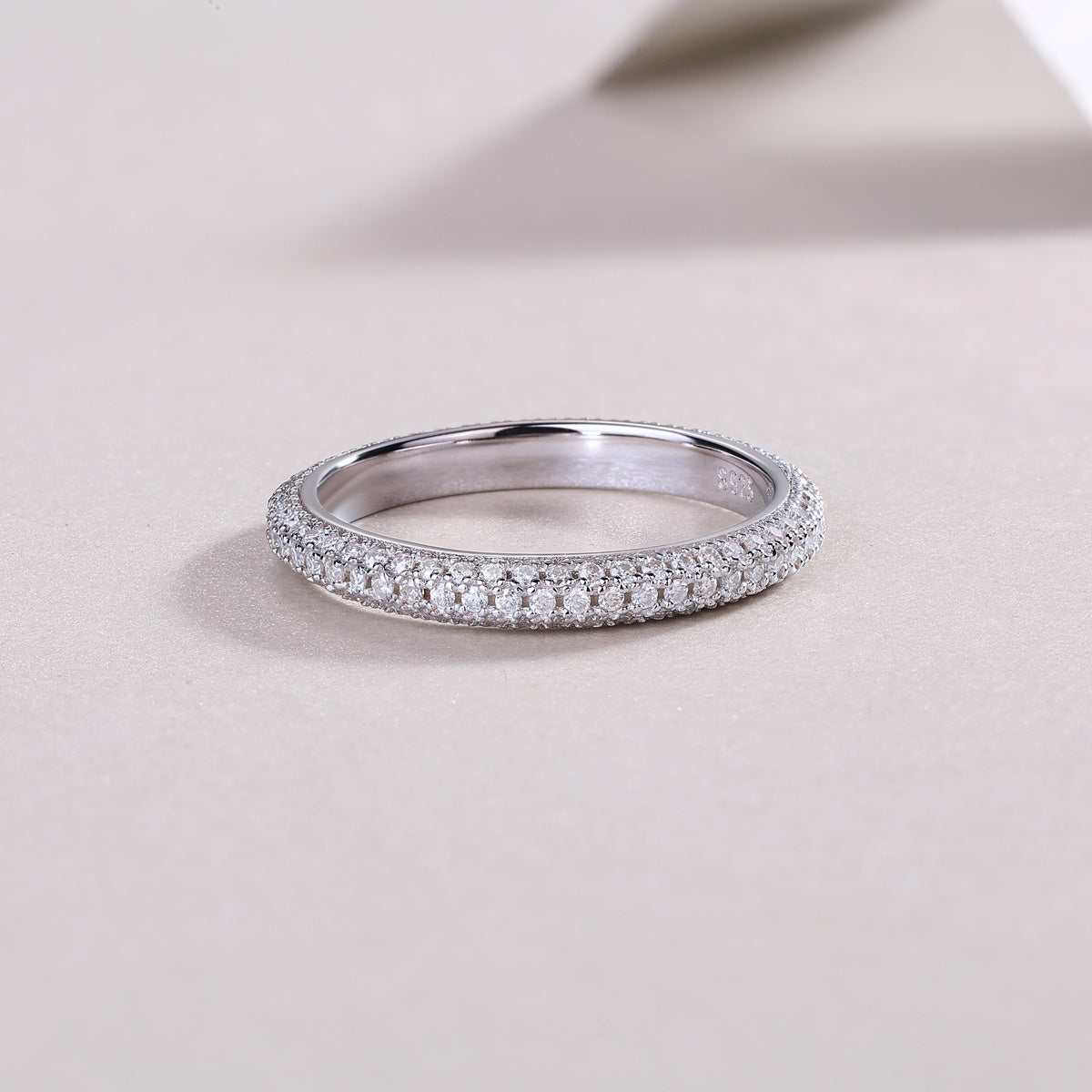 MR.RIGHT- A Fashionable And Luxurious Jewelry Accessory Set With Moissanite S925 Sterling Silver And Platinum-plated Diamond Weloria