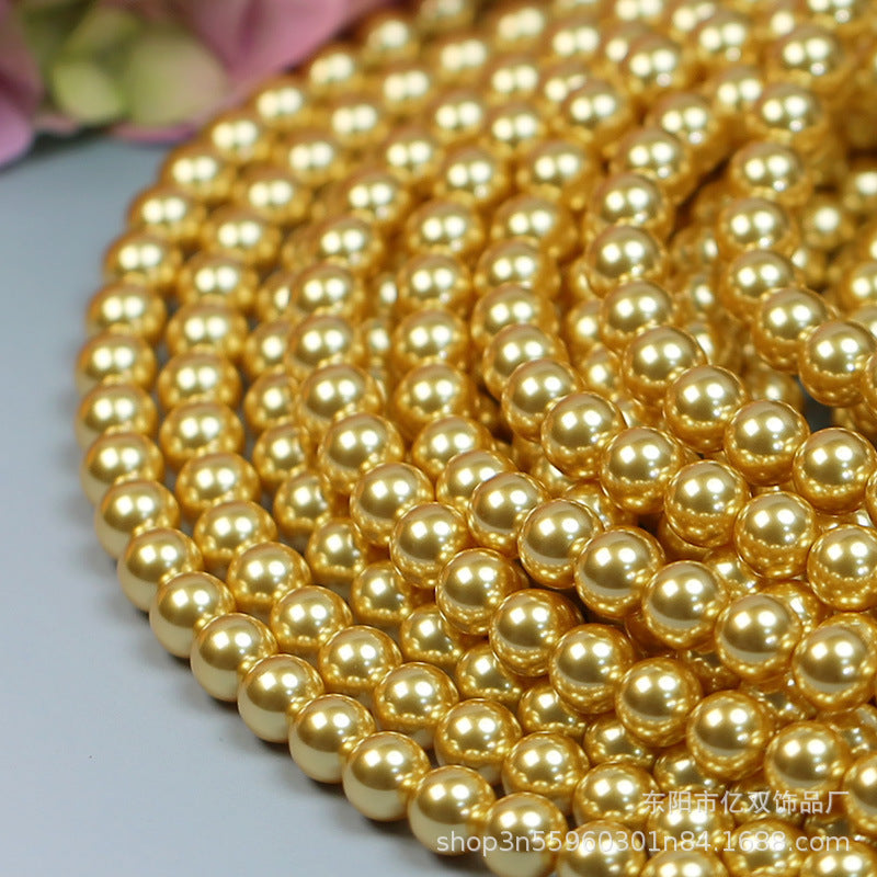 Household Portable Pearl Round Scattered Beads Ornament Weloria