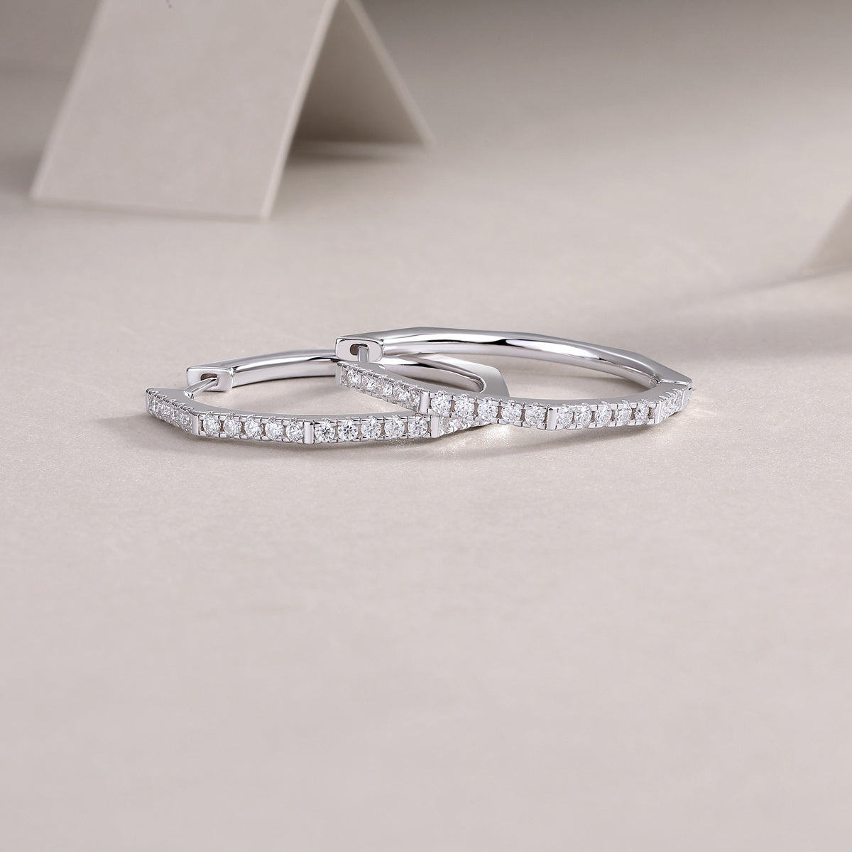 Modern Star Ring - Fashionable Earrings And Stud Jewelry Set With Moissanite S925 Sterling Silver And Platinum-plated Diamonds Weloria