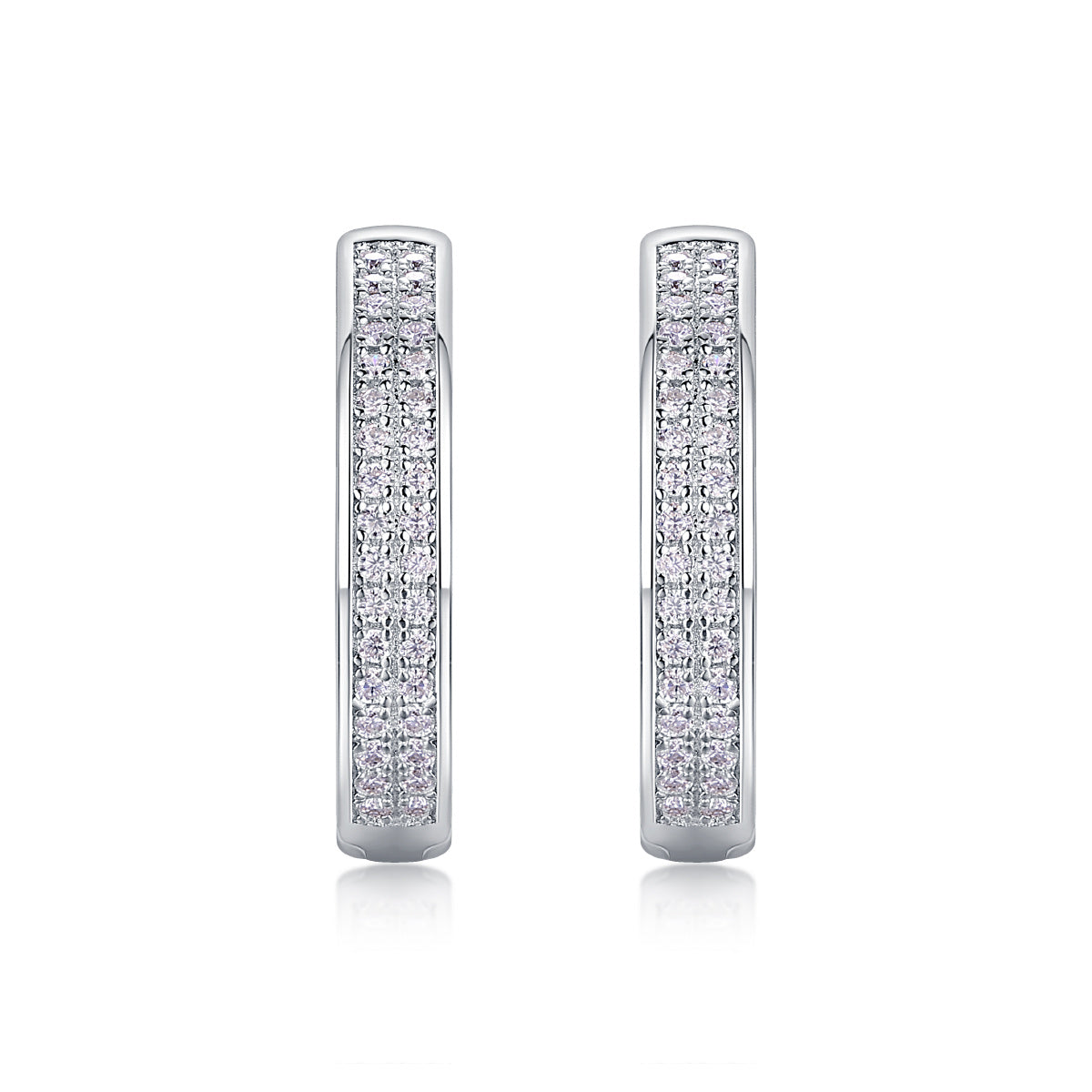 Firefly Light - Moissanite S925 Sterling Silver Earrings With Platinum-plated Stud Earrings, Fashionable, Trendy And Affordable Diamond Jewelry Weloria