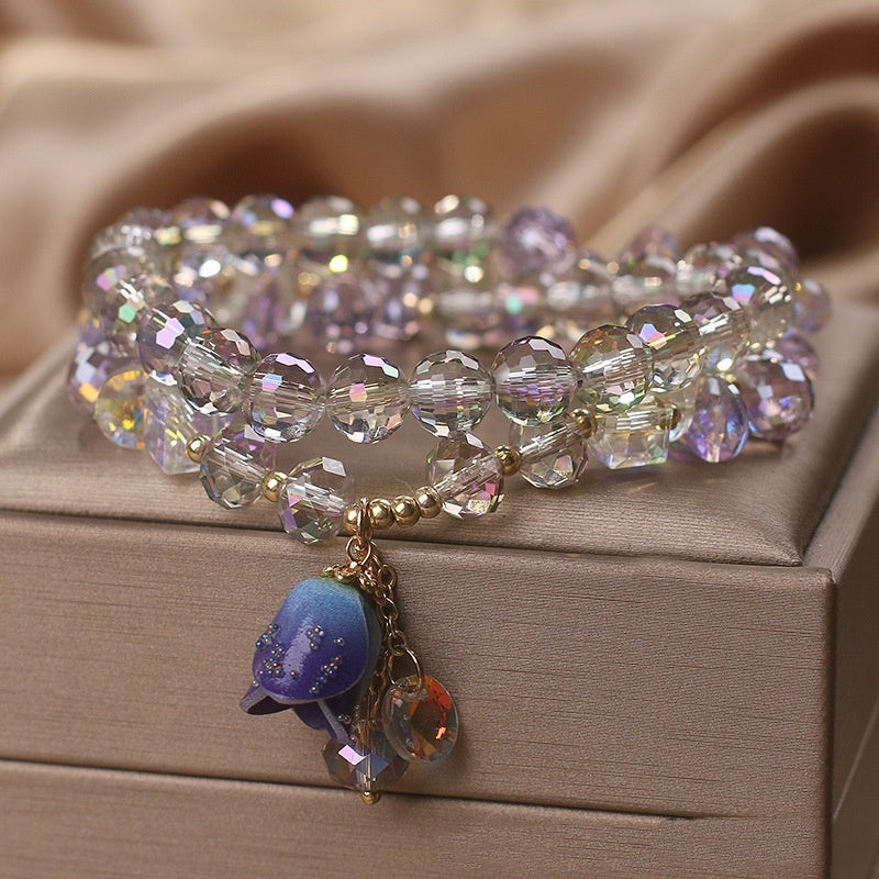 High-grade Colorful Austrian Crystal Bracelet Weloria