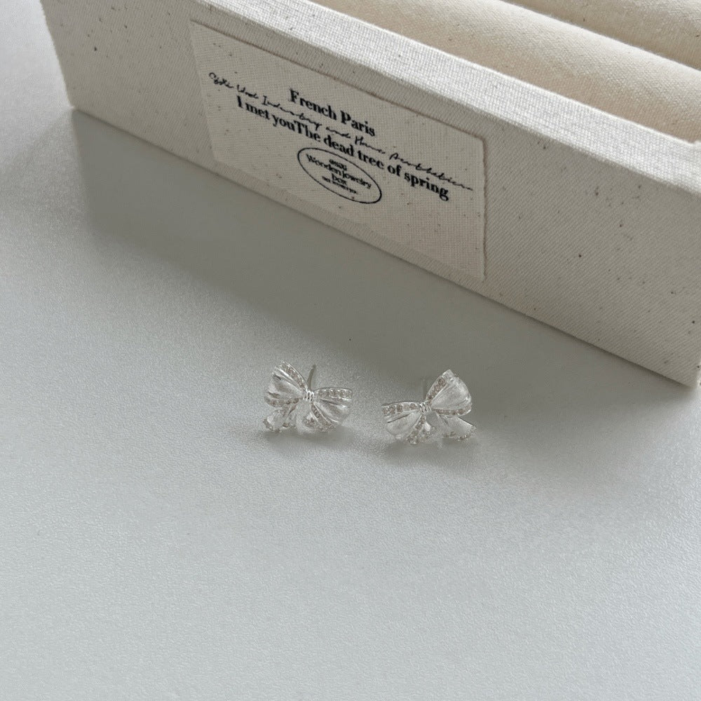 S952 Sterling Silver Special-interest Design Butterfly Earrings Weloria