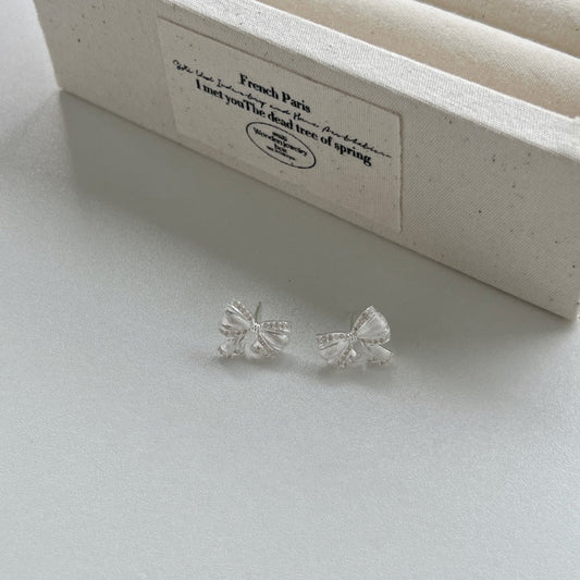 S952 Sterling Silver Special-interest Design Butterfly Earrings Weloria