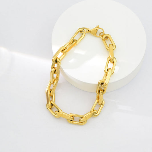 Men's High Sense Cuban Link Chain Hip Hop Style Niche Temperament Design Simple All-match Weloria